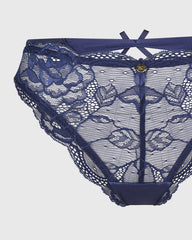 Isla & Evie Sexy Bikini Panty Dark Blue / S