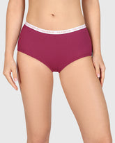 Isla & Evie Trend Trendy Boyshort Panty Purple / S