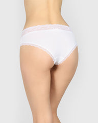 Isla & Evie Trend Trendy Hipster Panty BRIGHT WHITE / S