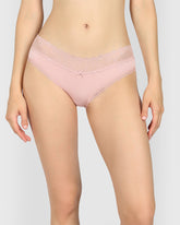Isla & Evie Trend Trendy Hipster Panty PALE MAUVE / S