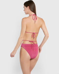 Isla & Evie Cut Out Bikini Brief Pink / S
