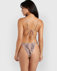 Isla & Evie Tie Side Chain Bikini Bottom Multicolor / S