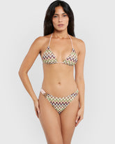 Isla & Evie Crochet Decal Bikini Bottom Multicolor / S