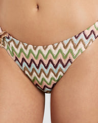 Isla & Evie Crochet Decal Bikini Bottom Multicolor / S