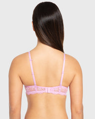 Isla & Evie Phalaenopsis Double Push Up Plunge Bra Phalaenopsis / 34B