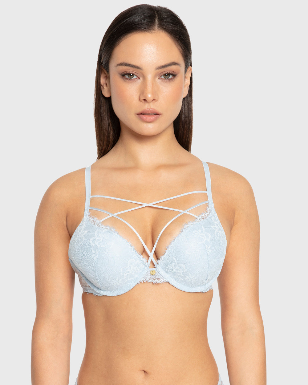 Isla & Evie Skyway Double Push Up Plunge Bra Skyway / 34B