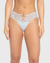 Isla & Evie Skyway Lace Thong Panty Skyway / S