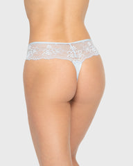 Isla & Evie Skyway Lace Thong Panty Skyway / S