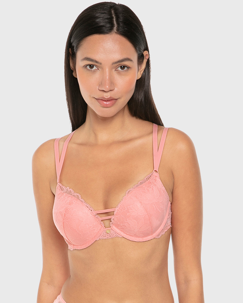 Isla & Evie Murex Shell Double Push Up Plunge Bra Murex Shell / 34B