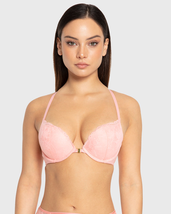 Isla & Evie Murex Shell Gel Padded Plunge Bra Murex Shell / 34B