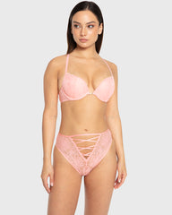 Isla & Evie Murex Shell Gel Padded Plunge Bra Murex Shell / 34B