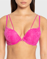 Isla & Evie Rose Violet Gel Padded Plunge Bra Rose Violet / 34B