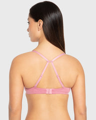 Isla & Evie Foxglove Gel Padded Plunge Bra Foxglove / 34B