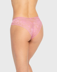 Isla & Evie Foxglove Lace Cheeky Panty Foxglove / S