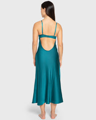 Isla & Evie Pacific Satin Slip Pacific / S
