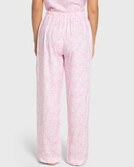 Isla & Evie Pink Bows Long Pant Pajama Set Light Pink / S