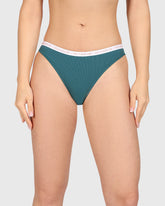 Isla & Evie Trend Trendy Bikini Panty Teal / XS