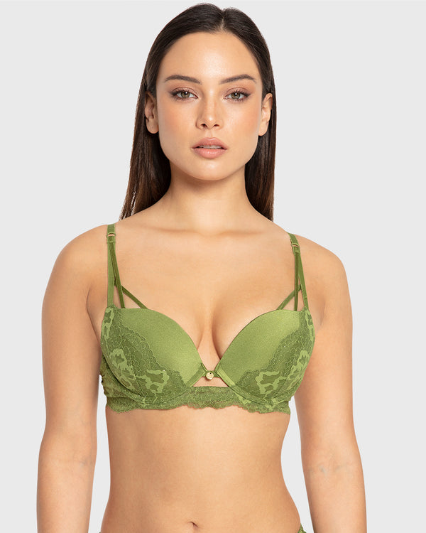 Isla & Evie Perfect Pear Gel Padded Plunge Bra Perfect Pear / 34B