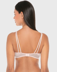 La Senza Isla And Evie Sexy Fashion Gel Padded Plunge Bra Rose Quartz Rose Quartz / 34B