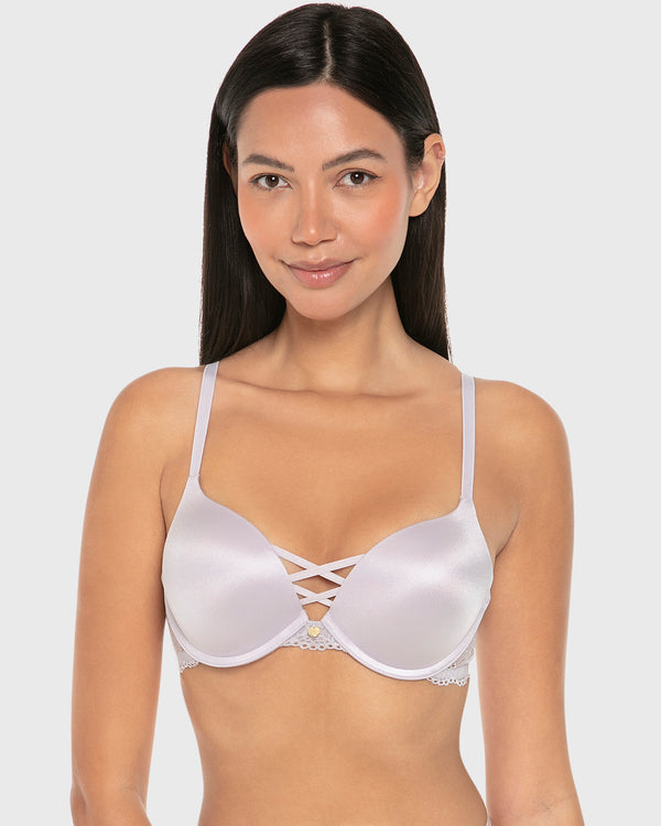 Isla & Evie Luxe Fashion Double Push up Plunge Bra