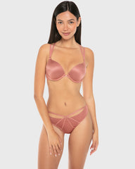 Isla & Evie Luxe Fashion Micro Cheeky Panty Withered Rose Print / S