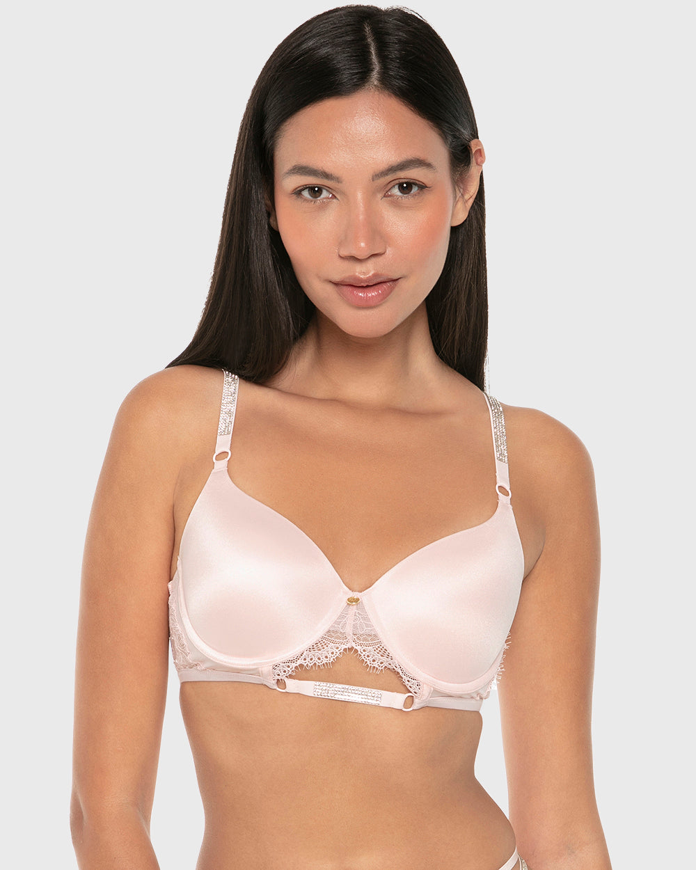 Isla & Evie Luxe Fashion Lightly Lined Full Coverage Bra Rose Quartz / 34B