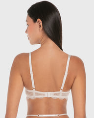 Isla & Evie Luxe Fashion Double Push up Plunge Bra Wind Chime / 34B