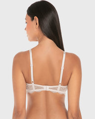 Isla & Evie Luxe Fashion Gel Padded Plunge Bra Wind Chime / 34B