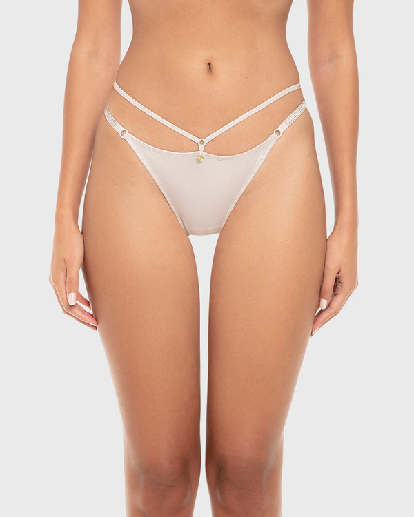 Isla & Evie Luxe Fashion Micro Thong Panty Wind Chime / S
