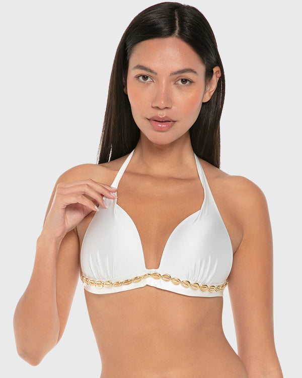 Isla & Evie Halter Neck Swim Bra Top