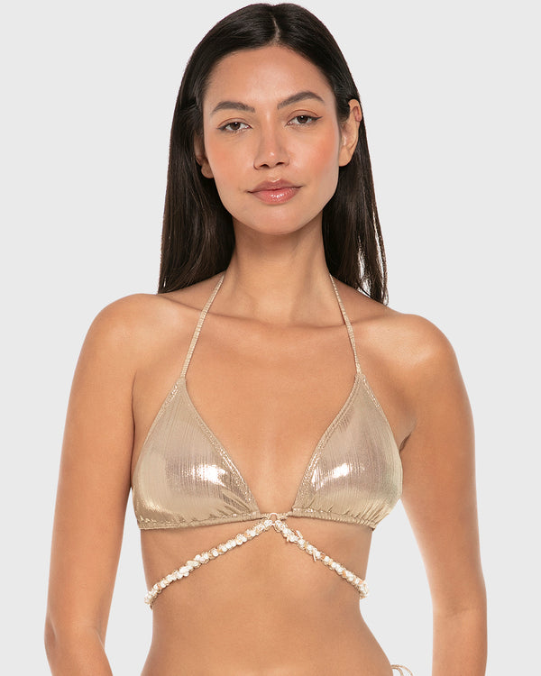 Isla & Evie Halter Neck Swim Bra Top