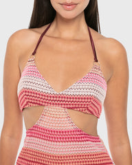 Isla & Evie Knit Swim Cover Dress