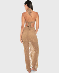 Isla & Evie Knit Long Swim Cover Dress