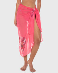 Isla & Evie Chiffon Long Swim Cover Skirt