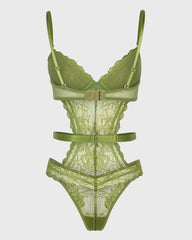 Isla & Evie Cardamom Seed Lace Bodysuit