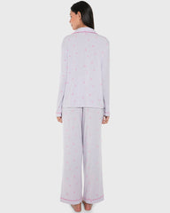 Isla & Evie Modal Two-Piece Long Pajama Set