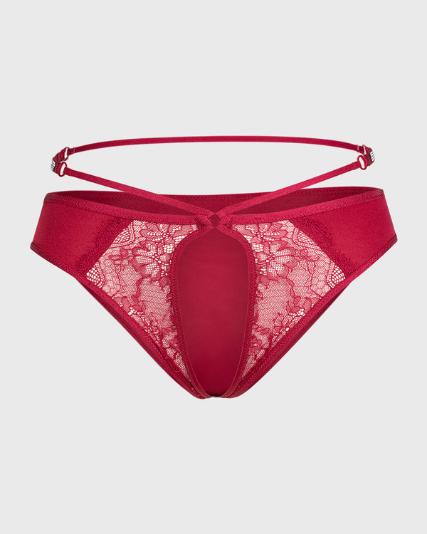 Isla & Evie Cheeky Panty Rumba Red / S