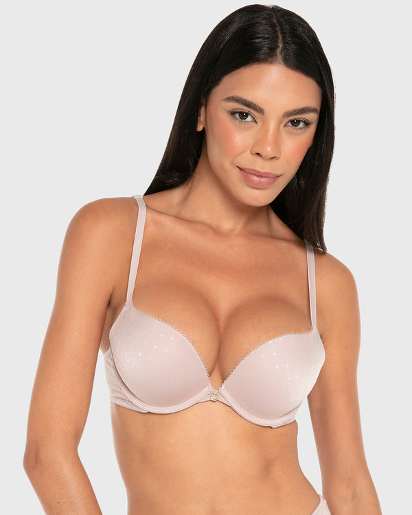 Isla & Evie Wired Gel Padded Plunge Bra Sphinx / 34B