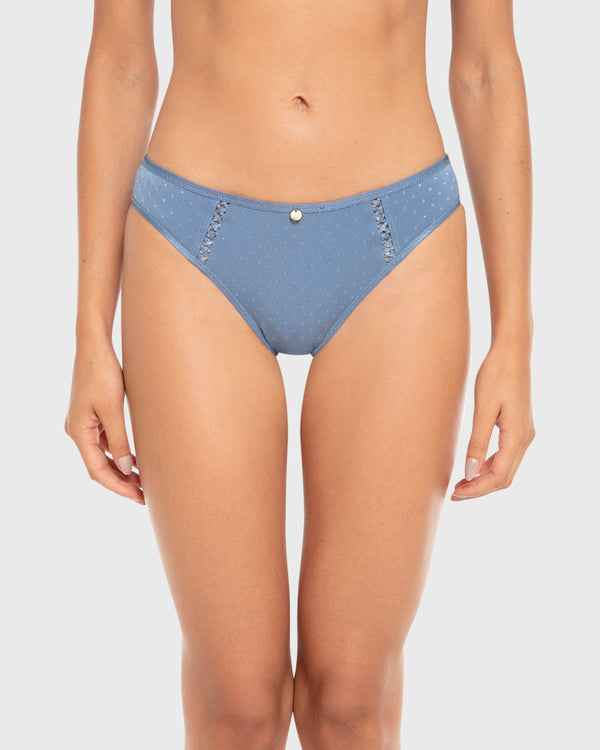 Isla & Evie Cheeky Panty Coronet Blue / S