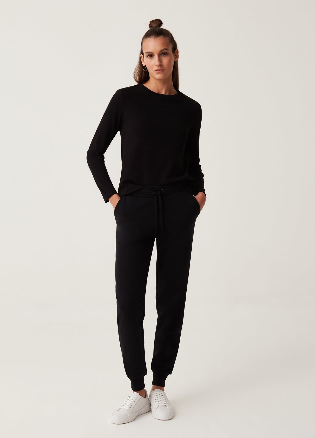 Ovs Plush Joggers With Drawstring
