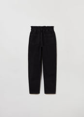 Ovs Kids Girl Paper Bag Jeans With Pockets