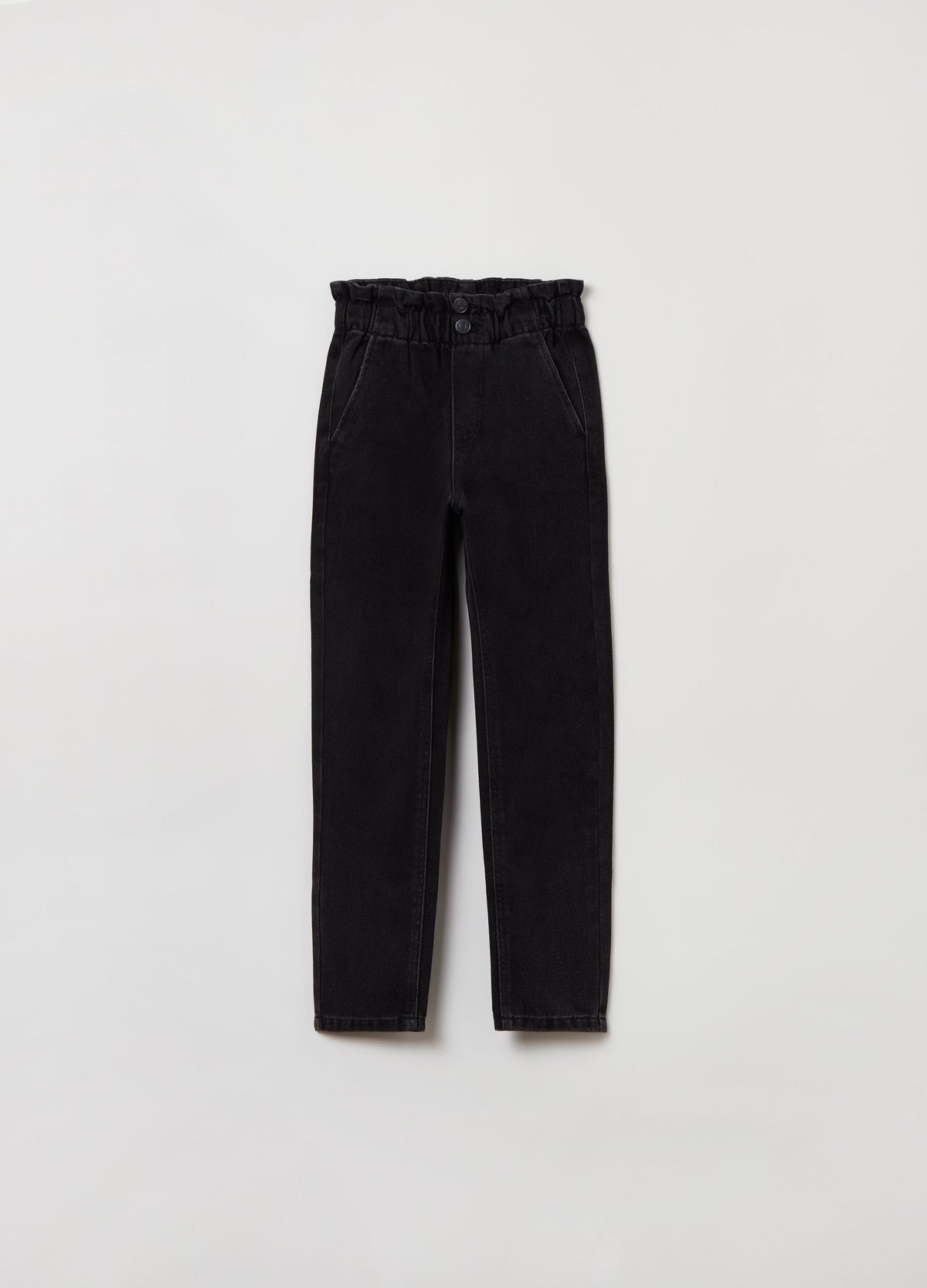 Ovs Kids Girl Paper Bag Jeans With Pockets