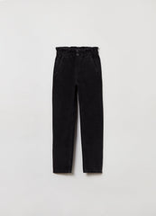 Ovs Kids Girl Paper Bag Jeans With Pockets