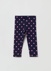 Ovs Jersey Joggers With Ditsy Floral Print