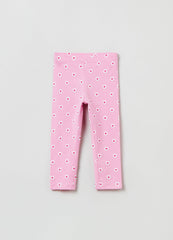 Ovs Jersey Joggers With Ditsy Floral Print