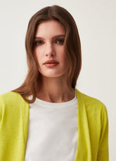 Ovs Cardigan With Side Slits