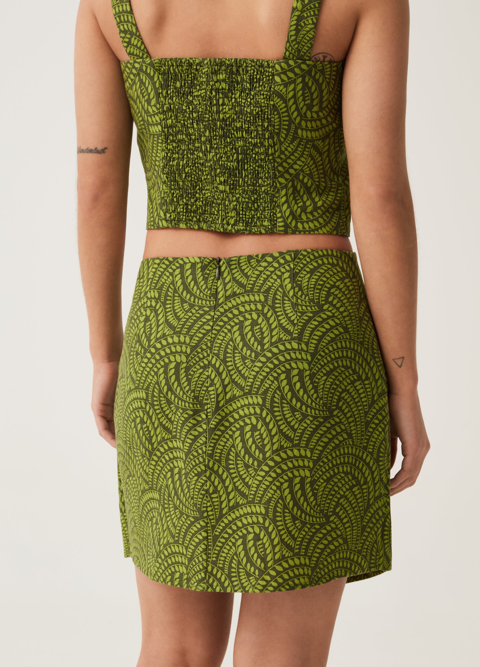 Ovs Sarong Skirt With All-Over Print Ovs Sarong Skirt With All-Over Print