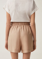 Ovs Lyocell Shorts With Drawstring