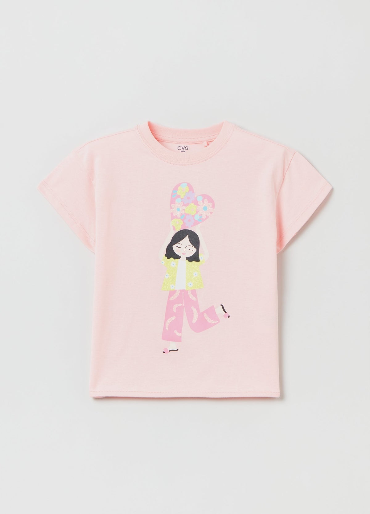 Ovs T-Shirt With Glitter Print