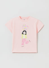 Ovs T-Shirt With Glitter Print